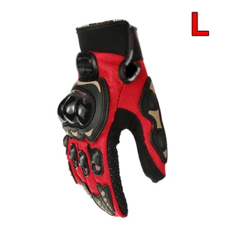 

Motorcycle Gloves Pair Full Finger Protection Riding Non-Slip Protective Gear