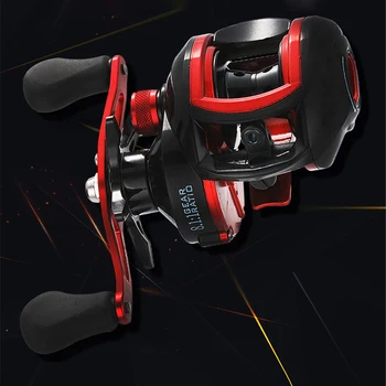 

18+1BB Bait Casting Reel Max 8kg Drag High Speed: 8.1:1 Left/Right Hand Lure Wheel Fishing Reel for Freshwater Carp Big Fish