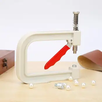 

DIY Manual Nailed Bead Machine Sewing Tool Set Hand Clothing Manual Pearl Cap Bead Rivet Craft Repair Knitting Lace Hat Hair
