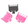 2pcs Colorful Guide Sizes Comb 1.5mm/3mm Plastic Limited Combs Hair Clipper Cutting Tool Kit For Different Length Style 6