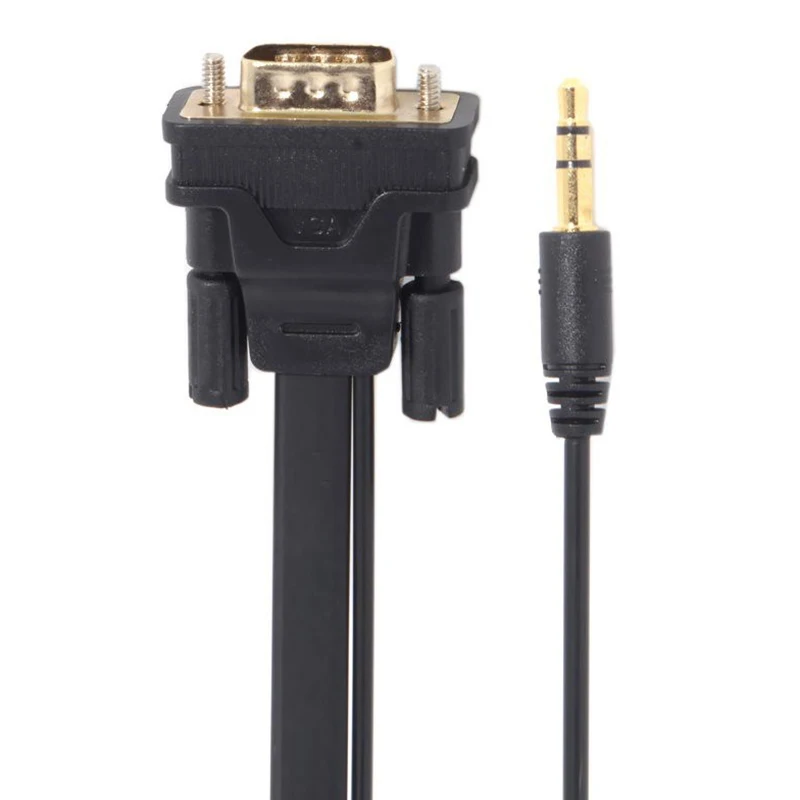 Vga к Vga Аудио Hdmi Dvi 4 в 1 Dongle Кабель-адаптер многопортовый сплиттер конвертер для Hdtv Pc монитор проектор черный