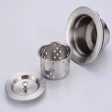 Ситечко для кухонной раковины со съемной глубокой мусорной корзиной 304 из нержавеющей стали в сборе escurridor de pla