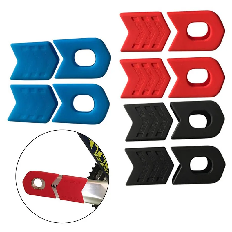 Enlee Mtb Crank Protector Mountain Bike Bielle Manicotto In Silicone Braccio Guarnitura Integrato Per Bicicletta Candle Pe Protector