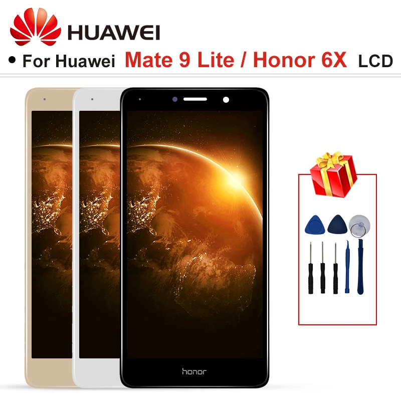 ЖК дисплей 5 дюйма для HUAWEI Mate 9 Lite сменный дигитайзер сенсорного экрана с рамкой
