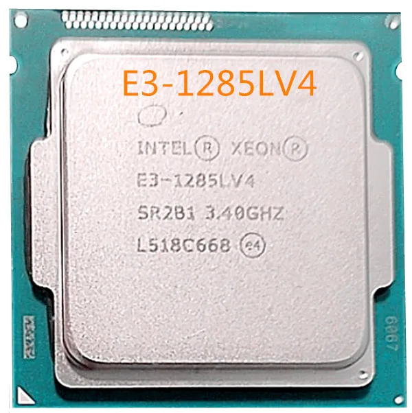 Оригинальный процессор Intel Xeon 3 40 ГГц 6 м LGA1150 четырехъядерный V4 procesador Envio gratis E3 1285L e3