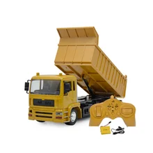 1:24 моделирование 8CH RC Сплав Инженерная модель грузовика детская игрушка RC truck с музыкальными и световыми игрушками автомобиль для детей подарок