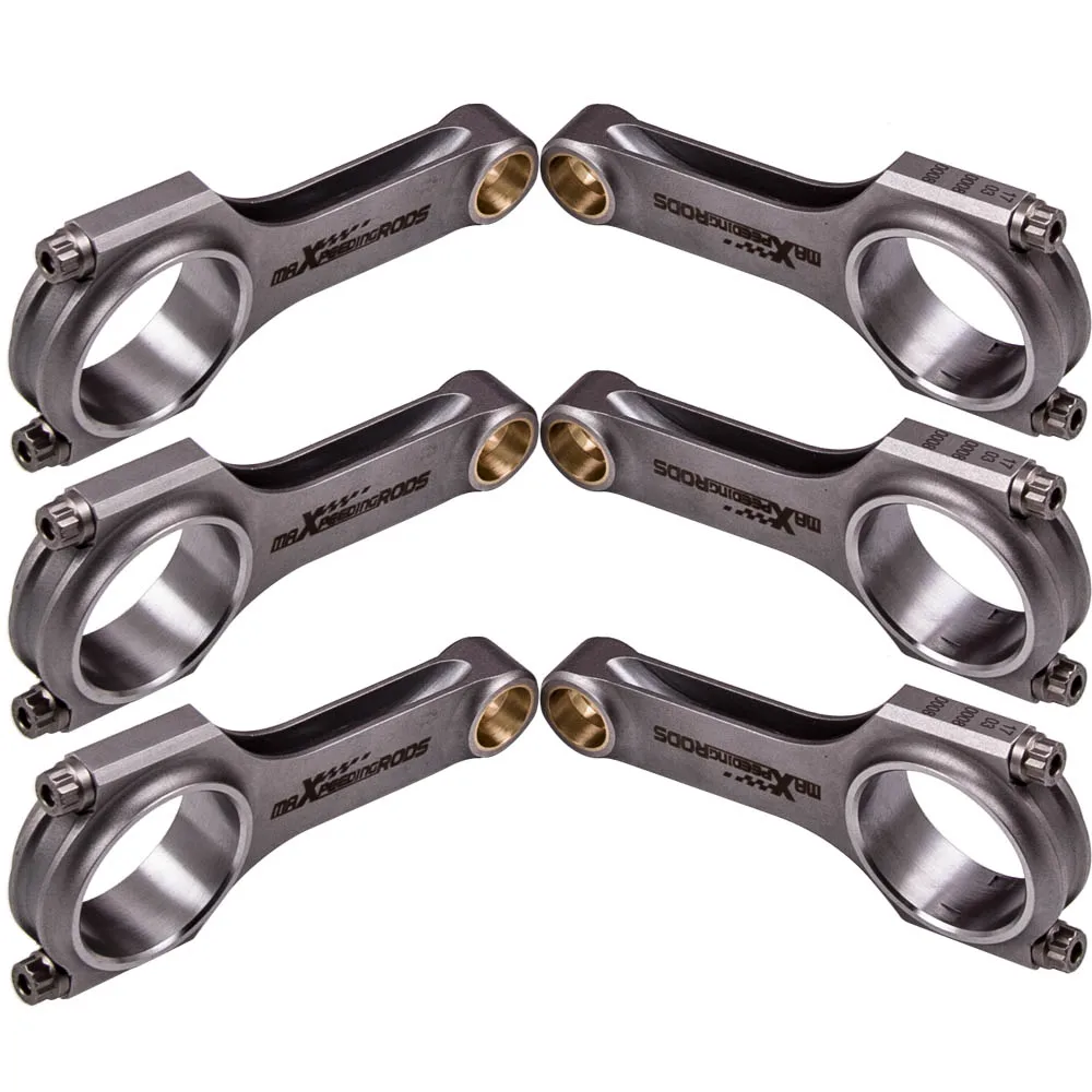 H-Beam шатуны для BMW M30B35 Big 6 E34 E32 4340 кованые стальные ARP болты плюель Bielle 600-800 BHP |