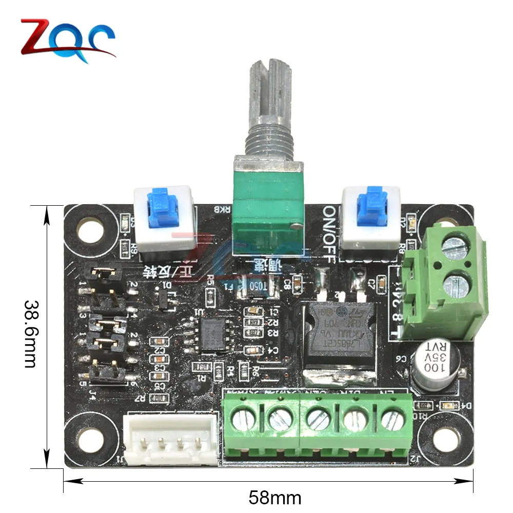 DC 8~24V Stepper Motor Driver Controller Speed Regulator PWM Pulse Signal Generator Module Simple Reliable