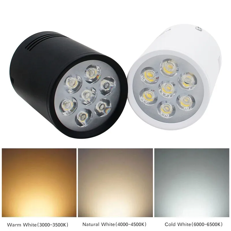 Dimmable-LED-Cree-Surface-Mounted-Downlight-3W-7W-9W-12W-White-Black-Housing-AC85-265V-Ceiling (4)