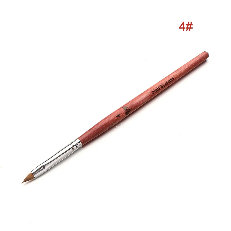 Nail Art Pen Nail Design Crystal Flower Painting Manicure Tool Wooden Handle V9-Drop