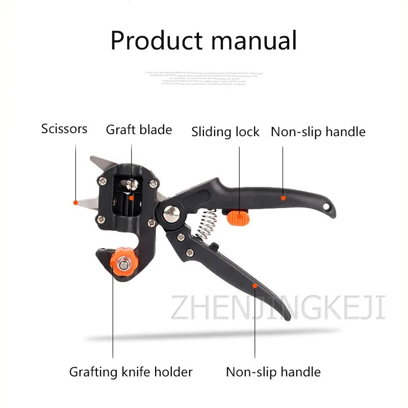 Stainless Steel Grafting Knife Grafting Machine Blade Grafting Tools Fruit Tree Grafting Machine Grafting Shear Sprout Knife