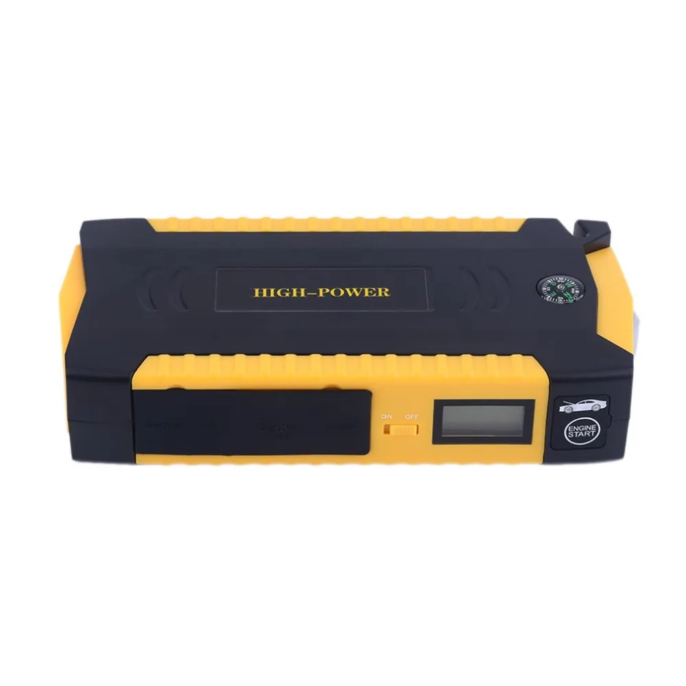  Portable 4USB jump staeter Port LCD Display Car Vehicle Auto Jump Starter Emergency Charger Booster