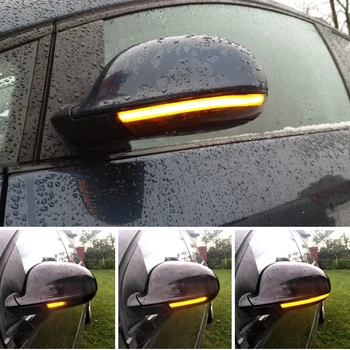 

2pcs For VW GOLF 5 GTI V MK5 Jetta Passat B5.5 B6 Sharan Superb EOS Dynamic LED Turn Signal Light Side Wing Mirror Indicator