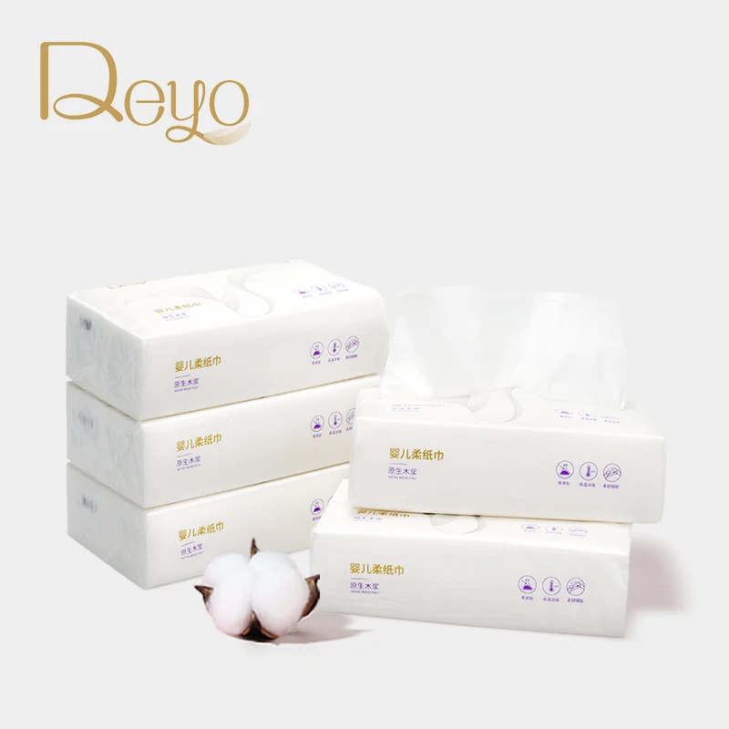 Deyo Tissue 3 слойная натуральная древесная целлюлоза лист тиснение одноразовые