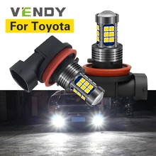 1 шт. для Toyota avensis Corolla hilux auris FJ land cruiser 100 hilux chr camry prius автомобильная светодиодная лампа H8 H11 H16 9006 HB4 HB3