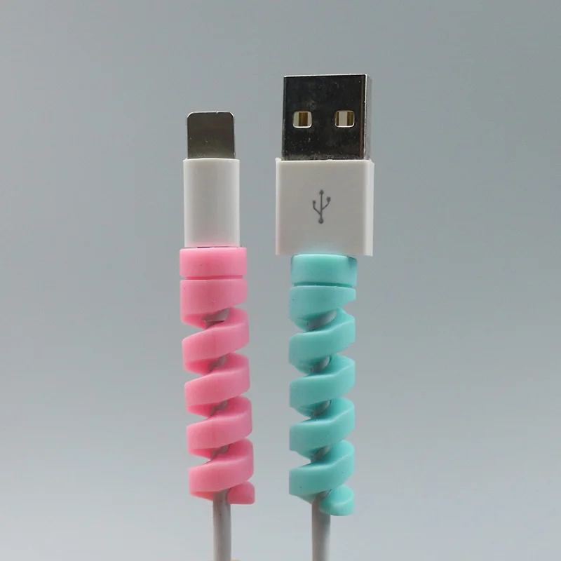 Новинка 10 шт. защитная крышка, совместимая с Apple Зарядное устройство USB для iPhone кабель Шнур 999