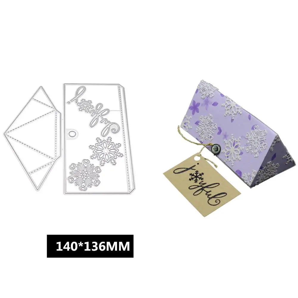 

DIY Etching Carbon Steel Cutting Dies for Scrapbook Snowflower Envelope/Greeting Card Decor/Candy Box Wedding Card Making
