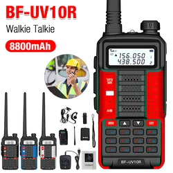 BaoFeng – walkie talkie Portable UV 10R, émetteur récepteur Radio Portable, Mini talkie walkie Portable haute puissance pour l'extérieur de la forêt 
