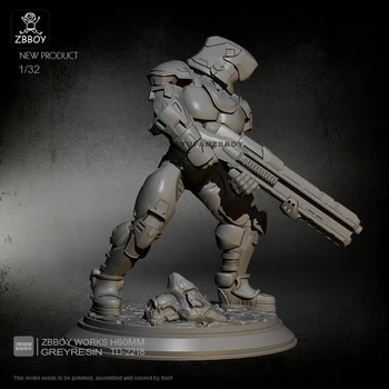 

55MM Resin Model Kits Space warrior self-assembled TD-2218