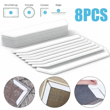 

8pcs Anti Slip Mat Sticker Rug Carpet Anti Curling Grippers Tape Floor Safety Sticker Mat Pad Home Bathroom Anti Slip Sticker