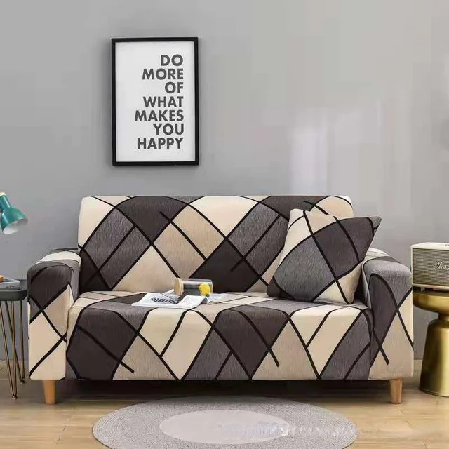 Geometric Print Couch Cover: Protect Your Sofa in Style