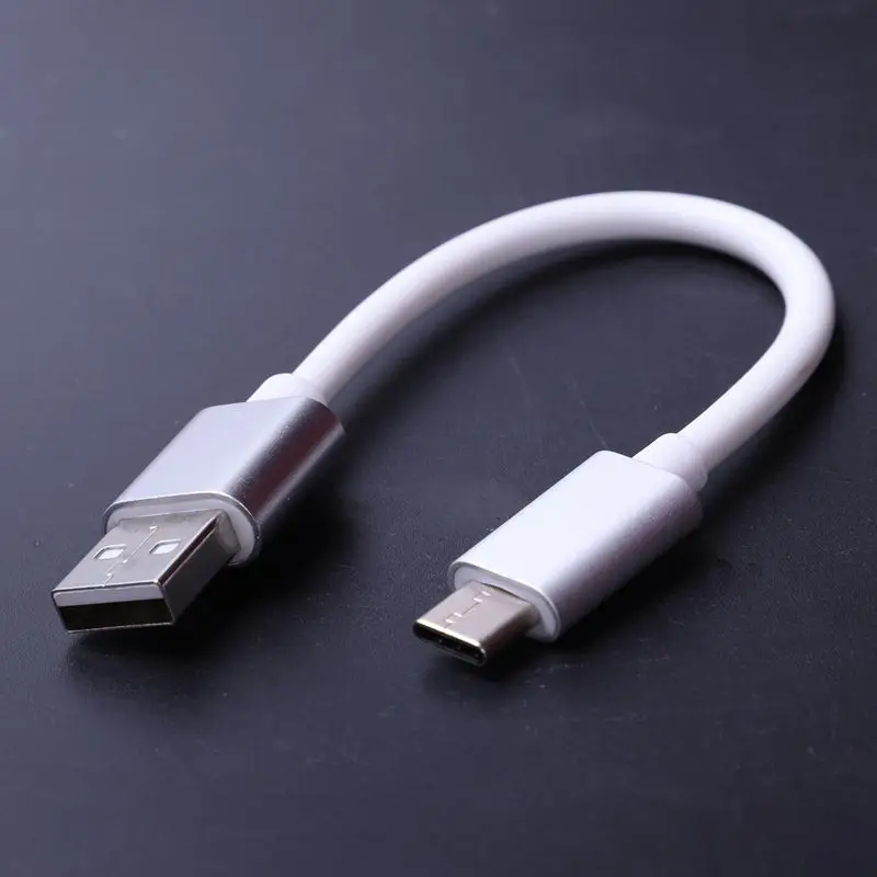 Короткий 10 см Usb-C Usb 3,1 type C Мужской до 2,0 type A Мужской кабель для зарядки данных