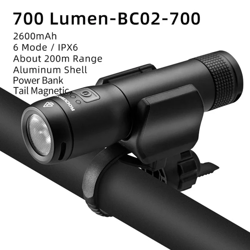 ROCKBROS для верховой езды флэш светильник Перезаряжаемые велосипедный