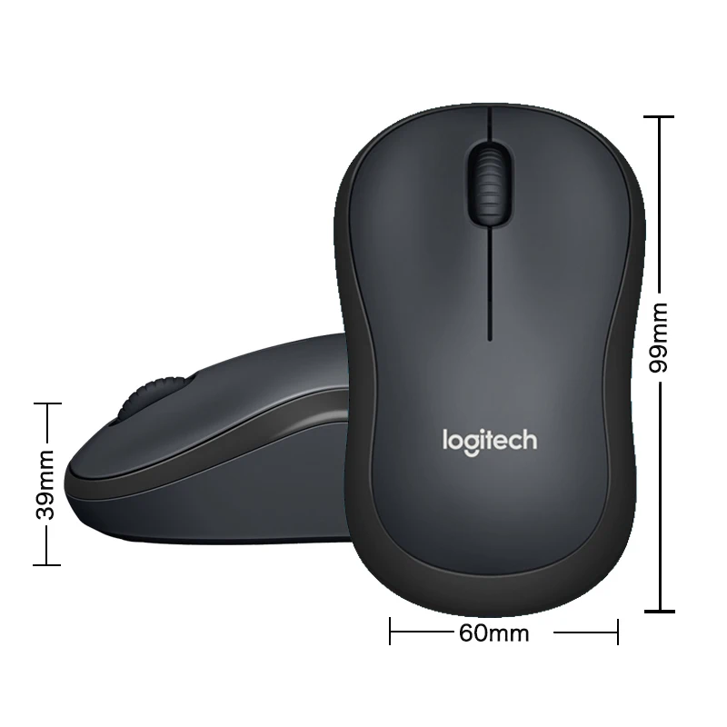 Беспроводная мышь logitech M220 Silent 2,4G Adv с технологией шумоподавления для Mac OS/Window поддержка офисных тестов