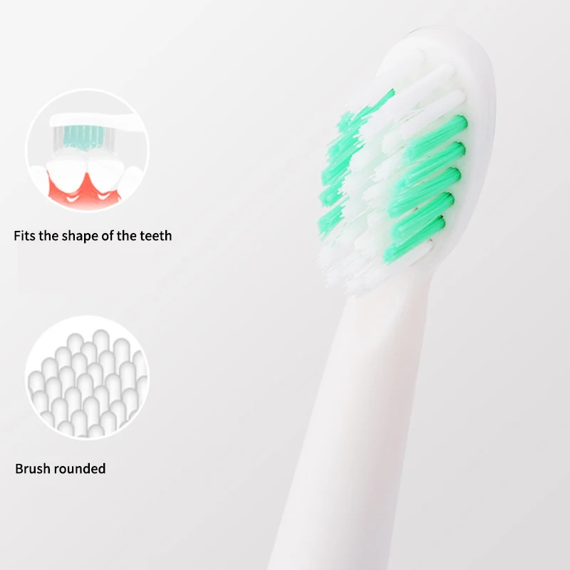 4Pcs Replacement Brush Heads for Automatic Electric Sonic Toothbrush Deep Cleaning Tooth Brush Heads