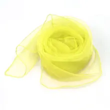 20 шт./упак. Дети Танец Обучение маленьких детей шарфы на голову одеваются Волшебные трюки для Детские принадлежности подарок шелковая игрушка с техническими характеристиками