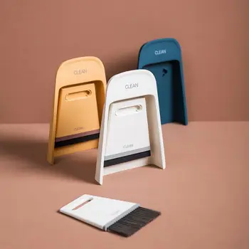 

Set Small Desktop Sweep Cleaning Brush+Dustpan Plastic Nylon Broom Table Corner Mini Dust Cleaner besom Dustpans sale