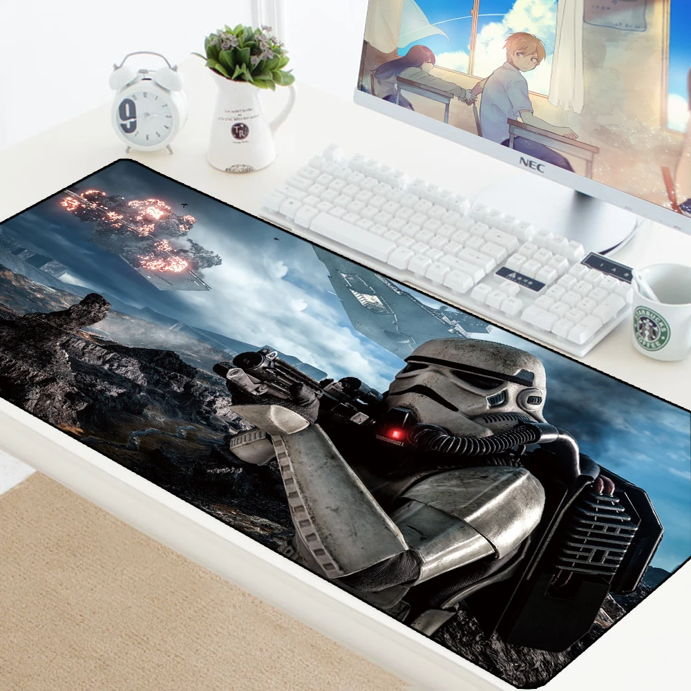 

Star Wars Gaming Mouse Pad XL Computer Mousepad Large XL Rubber Desk Keyboard Mouse Pad Mat High Quality Gamer Big Boy Gift Pad