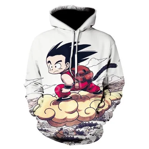 Hoodies Tessffel Горячая Аниме Драконий жемчуг Супер Saiyan GOKU Dragon Ball Z GOKU костюм с детскими рисунками 3dprint пуловер для девочек и мальчиков с застежкой-молнией и худи и куртки/куртка Для мужчин Для женщин S-5 - Цвет: Hoodies