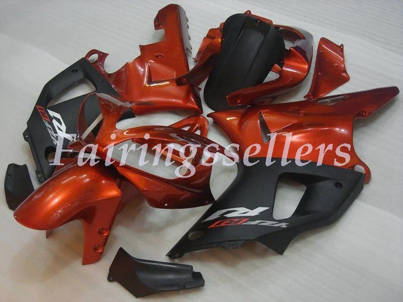 ABS полный обтекатель комплект подходит для Yamaha YZF-R1 YZF1000 R1 1998 1999 98 99 Обтекатель Набор Синий Пламя - Цвет: Bronze Orange