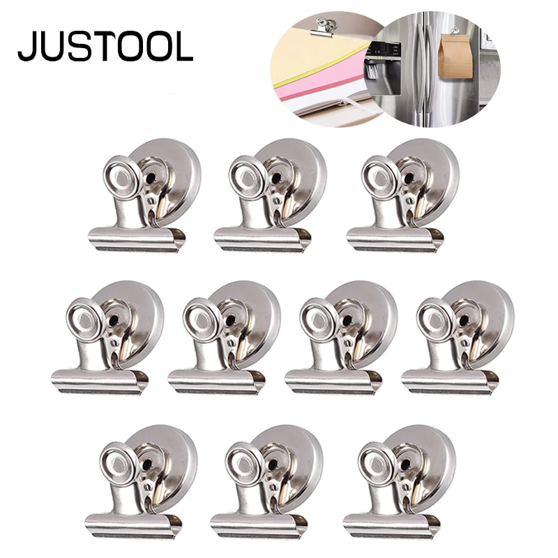 JUSTOOL 10Pcs Clips Refrigerator Fridge Clip Office