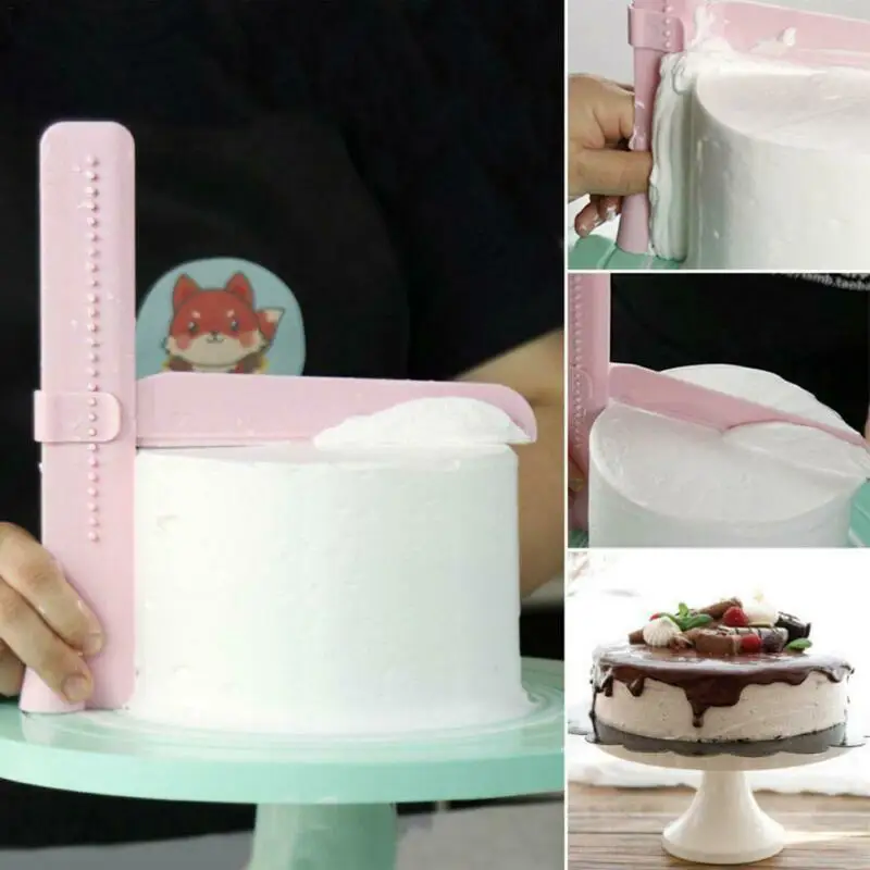 

1pcs Adjustable kitchen Turning sugar Leveling device cake decorating tools DIY Food grade Plastic cake tool kitchen accessories