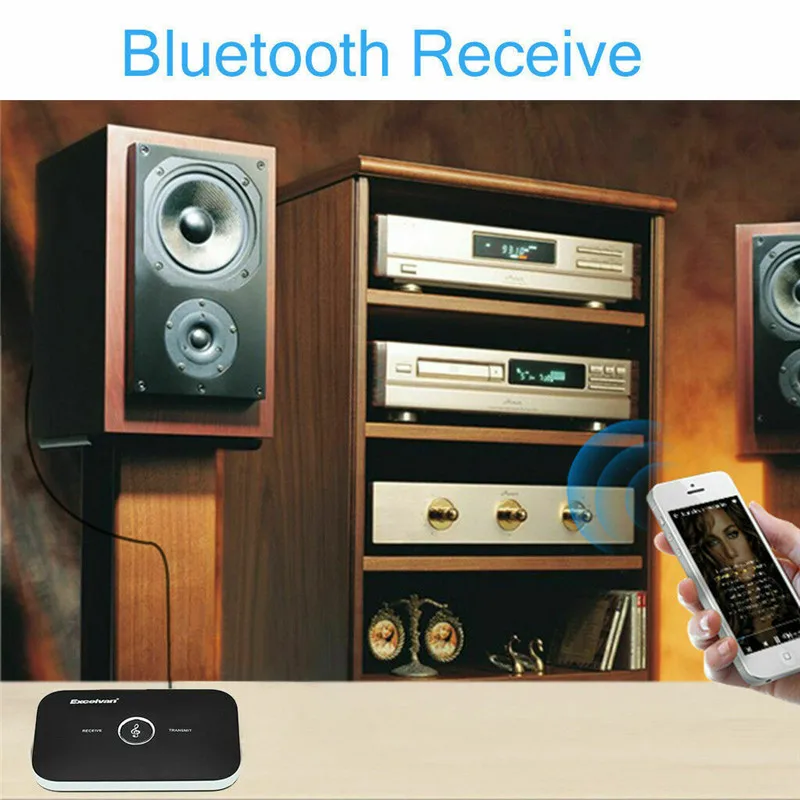 2 в 1 Bluetooth передатчик и приемник беспроводной A2DP домашний ТВ стерео аудио адаптер ТВ приемник