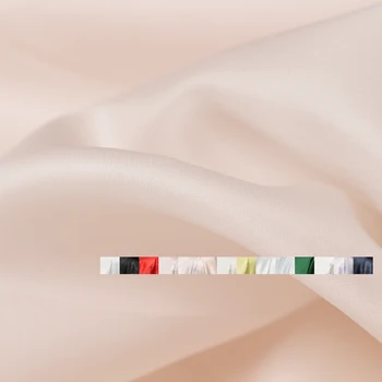 

Red Raspberry 12momme Organza Satin Silk 100%Silk Garment Materials Han Chinese Clothing Women Dress Freeshipping