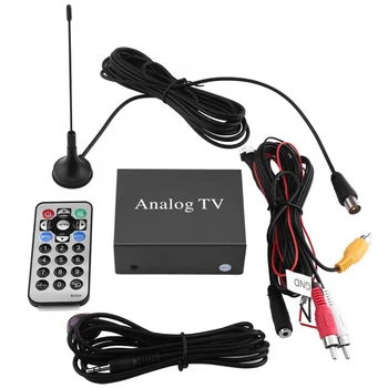 

Car Auto Mobile DVD TV Receiver Analog TV Tuner Strong Signal Box with Antenna Remote Controller Car Accessories