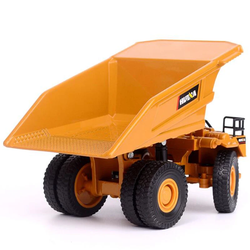

1/60 Scale Truck Die-cast Alloy Metal Car Excavator Mine Dump Truck Excavator Model Toy Engineering Truck for Kids Children Gift