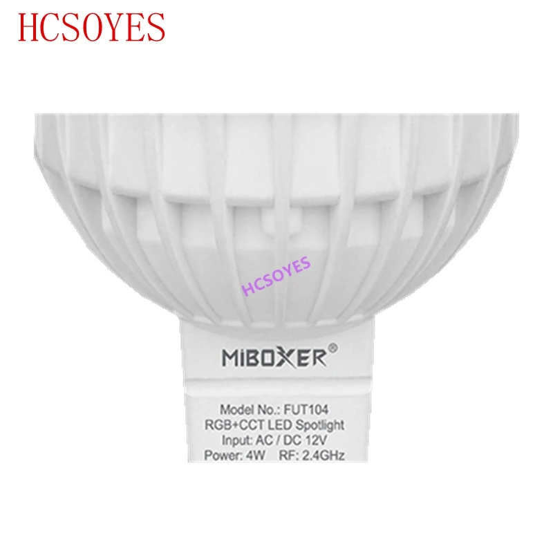MIBOXER MR16 FUT104 4W RGB + CCT Светодиодный точечный светильник 2700 ~ 6500K светодиодный ная