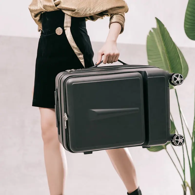 2" 24" дюймов женский багаж на колёсиках дорожный костюм чехол Чехол с сумкой для ноутбука, Мужская универсальная колесная тележка PC Box