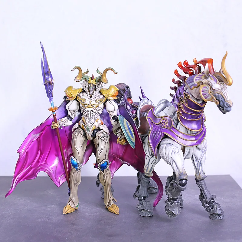 Play Arts Kai FF13 Final Fantasy XIII Odin с Sleipnir фигурка ПВХ модель игрушки Фигурки