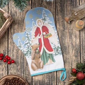 

Mitten potholder "Angel" 20x28cm, 100% x / l, batting 250g / m2 4461061