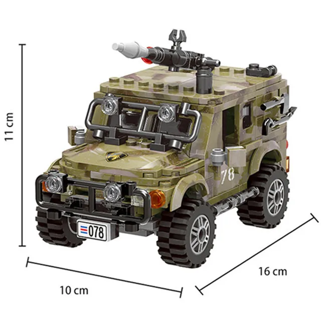 Military Series Crosses The Battlefield Ryan Jeep Model Building Blocks Car Series Bricks Toys For Kids Gifts Blocks Aliexpress
