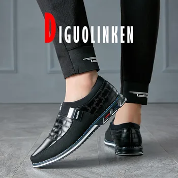 

New Trend Leisure Men Shoes Big Size 48 Comfortable Soft Non-slip Casual Shoes Men Spring Autumn Genuine Leather Shoes Loafers