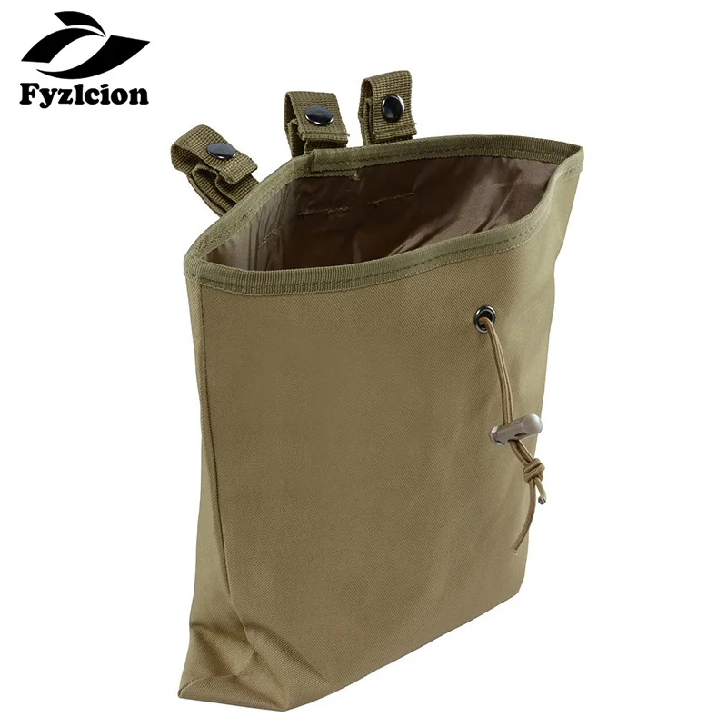 

Tactical Mag Recovery Pouch MOLLE Storage Pouch Drawstring Magazine Recycling Pouch Airsoft Hunting Gear