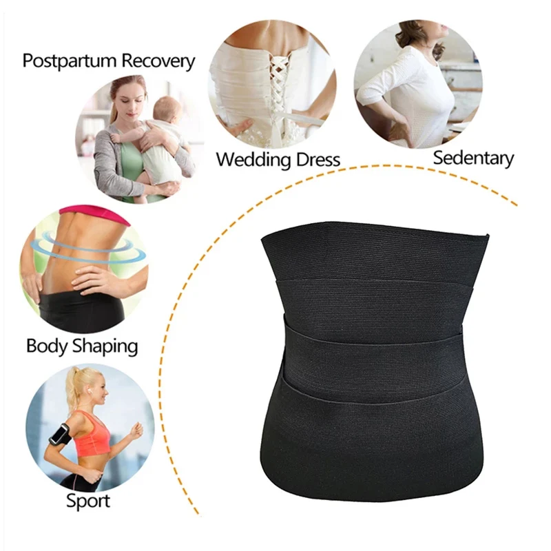 spanx bodysuit Bandage Wrap Waist Trainer Band Tape Beige Snatch Me Up Invisible Tummy Control Waist Trimmer Body Shaper Sauna Shapewear Corset target shapewear