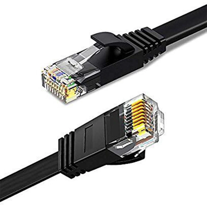 Плоский Ethernet-кабель RJ45 Lan CAT6 Ethernet сетевой кабель LAN плоский патч-роутер UTP для