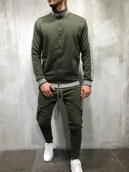 

Brand New Men's Tracksuit 3D Prints Tight Skin Compression Sport Suit Men Body Building Top Fitness Sport Set